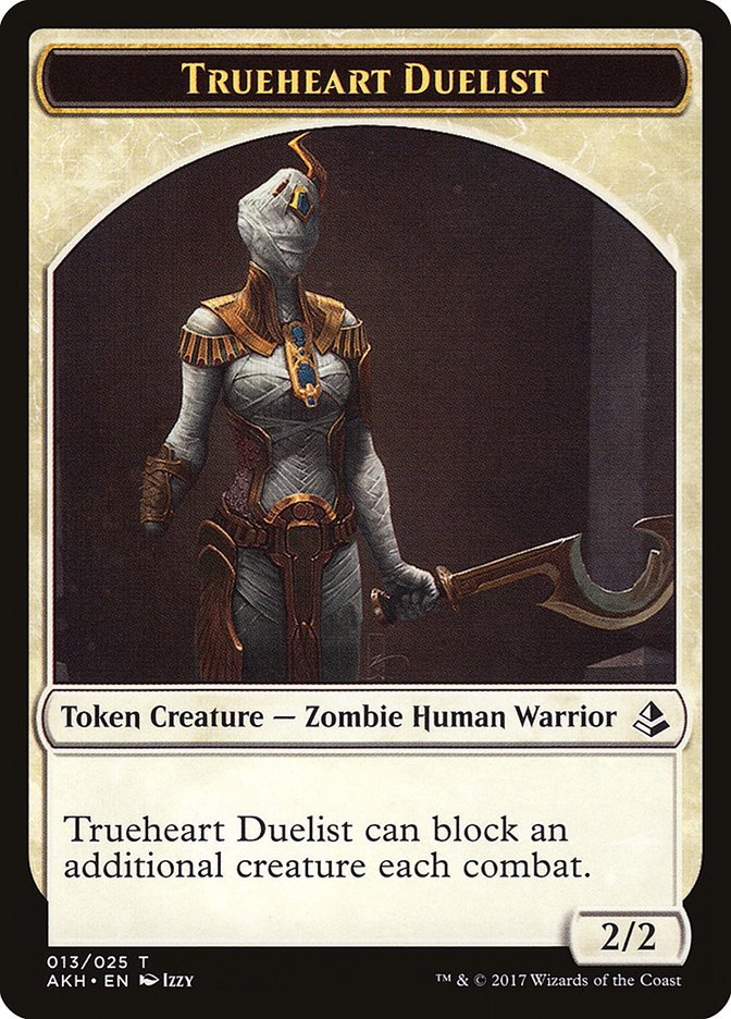 Trueheart Duelist Token [Amonkhet Tokens] - Card Brawlers