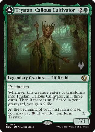 Trystan, Callous Cultivator (PPECL-199) - Promo Pack: Lorwyn Eclipsed Foil - Card Brawlers