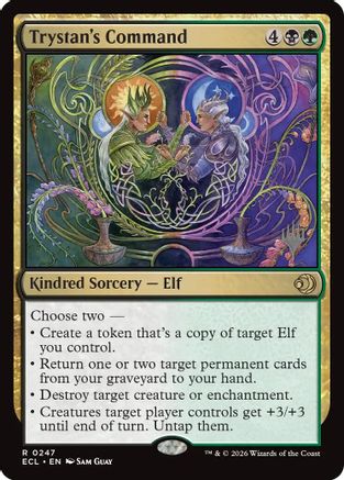 Trystan's Command (PPECL-247) - Promo Pack: Lorwyn Eclipsed - Card Brawlers