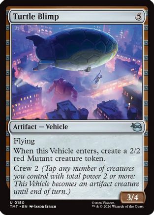 Turtle Blimp (TMT-180) - Teenage Mutant Ninja Turtles - Card Brawlers