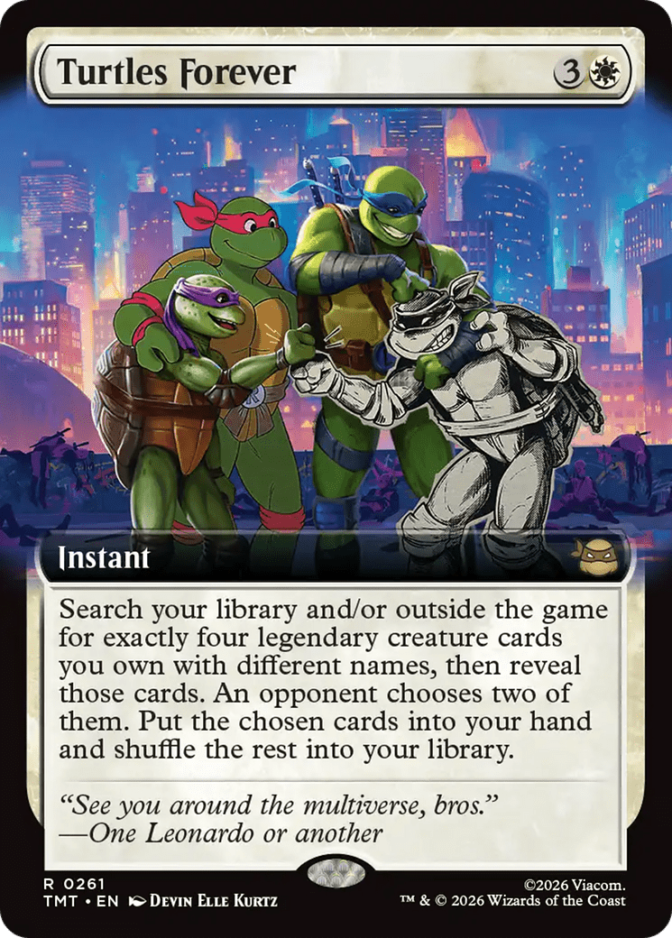 Turtles Forever (Extended Art) [Teenage Mutant Ninja Turtles] - Card Brawlers
