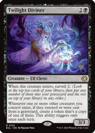 Twilight Diviner (PPECL-122) - Promo Pack: Lorwyn Eclipsed Foil - Card Brawlers