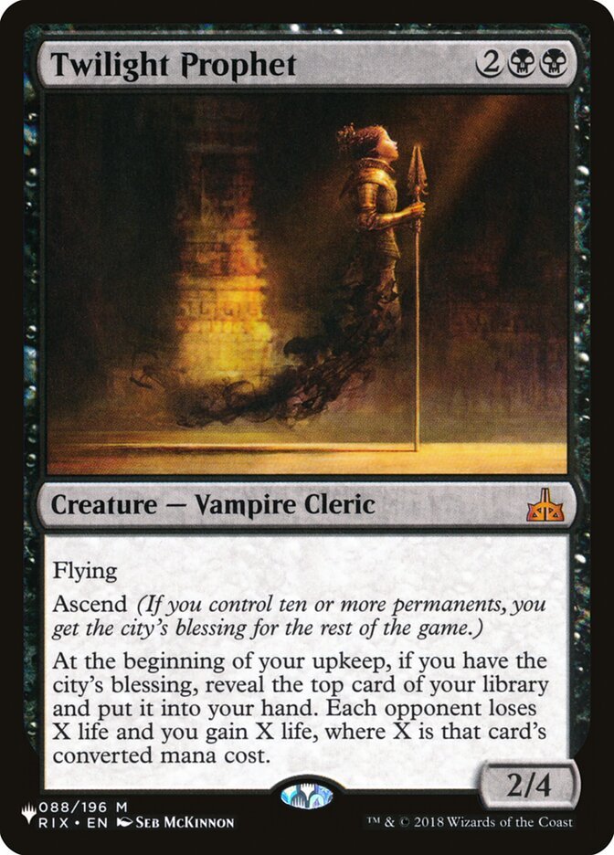 Twilight Prophet [The List] - Card Brawlers