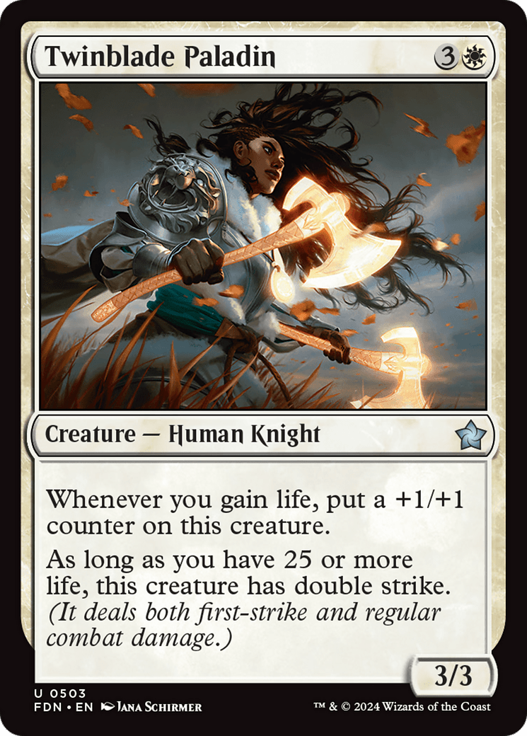 Twinblade Paladin [Foundations] - Card Brawlers