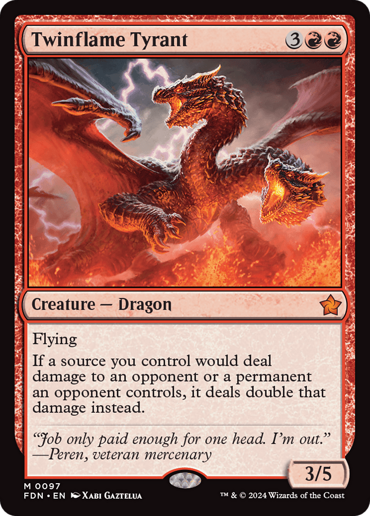 Twinflame Tyrant [Foundations] - Card Brawlers