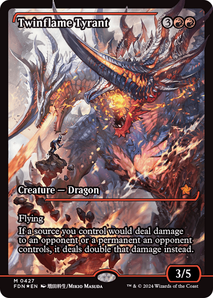 Twinflame Tyrant (Showcase) [Foundations] - Card Brawlers