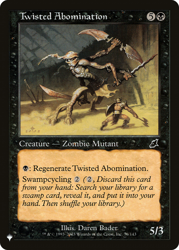 Twisted Abomination [The List] - Card Brawlers