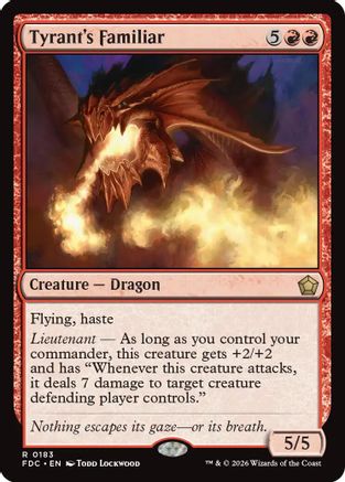 Tyrant's Familiar (FDC-183) - Commander: Foundations - Card Brawlers