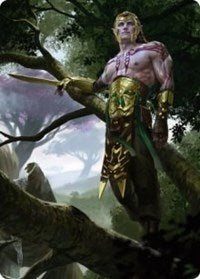 Tyvar Kell Art Card [Kaldheim Art Series] - Card Brawlers