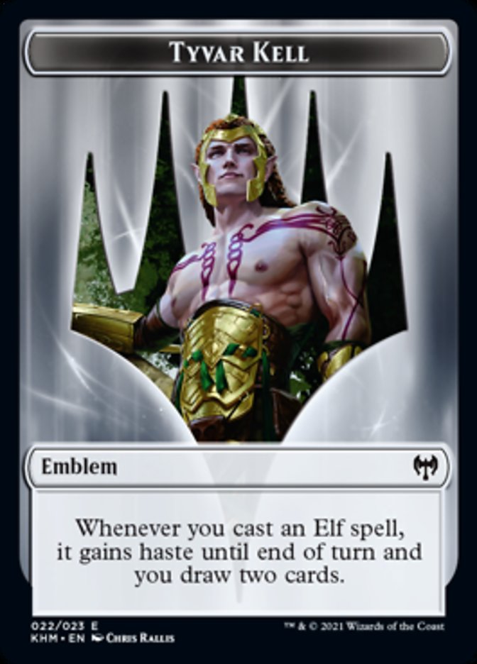 Tyvar Kell Emblem [Kaldheim Tokens] - Card Brawlers