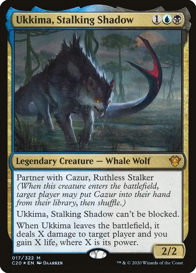 Ukkima, Stalking Shadow [Commander 2020] - Card Brawlers