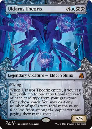 Uldaros Theorix (Showcase) (0358) (FRA-358) - Reality Fracture - Card Brawlers