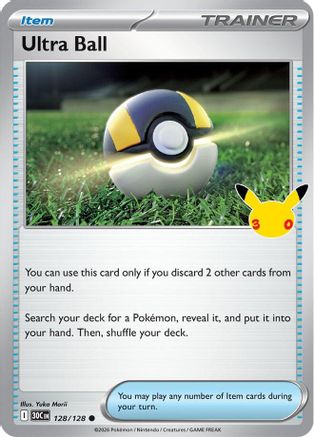 Ultra Ball (128/null) - Holofoil [ME 30th Celebration] - Card Brawlers