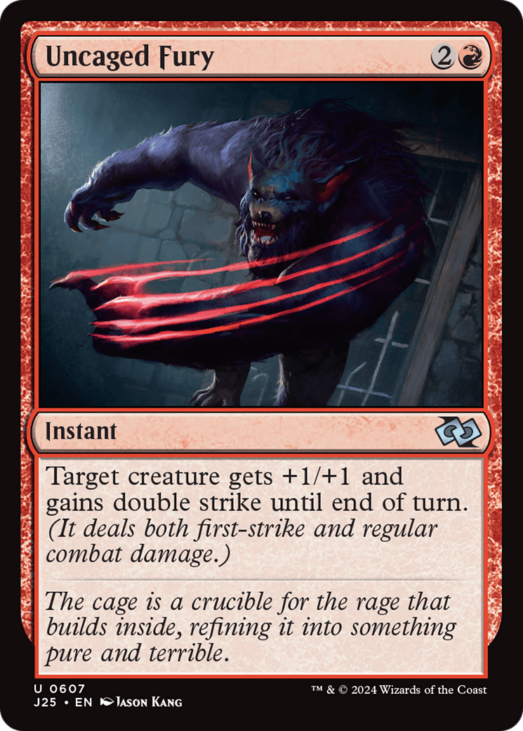 Uncaged Fury [Foundations Jumpstart] - Card Brawlers