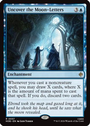 Uncover the Moon-Letters (HOB-057) - The Hobbit - Card Brawlers