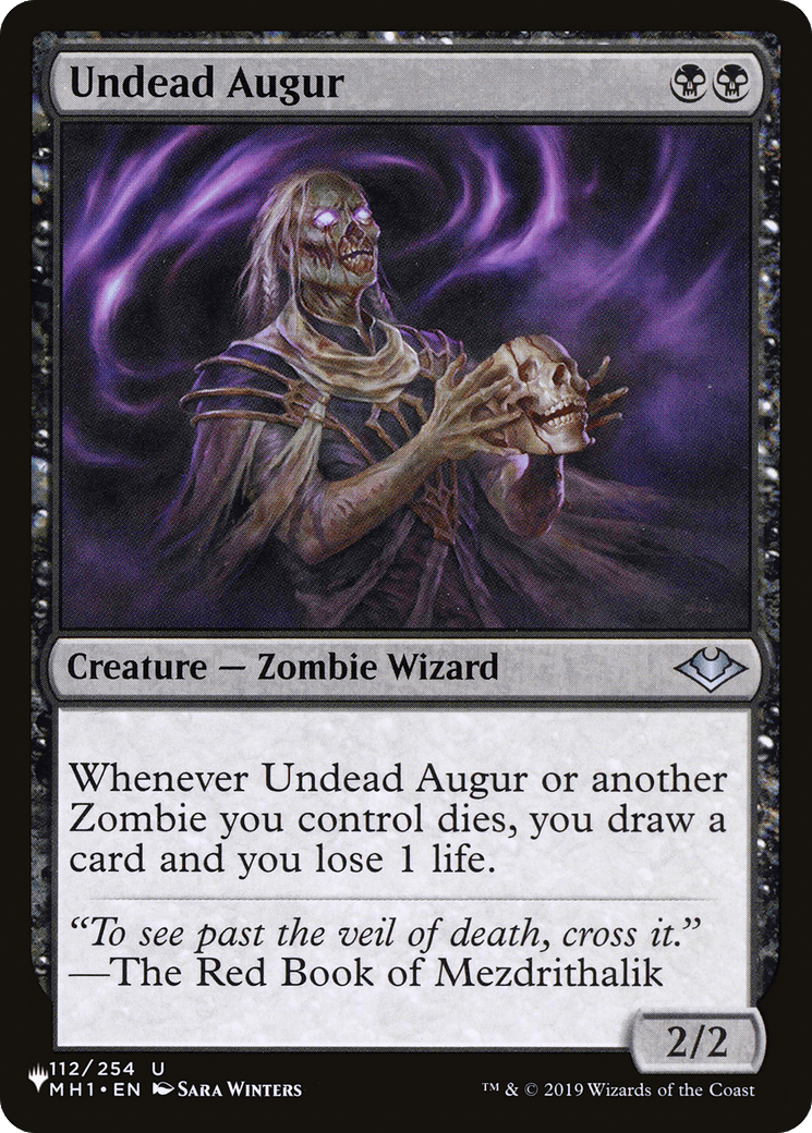 Undead Augur [The List] - Card Brawlers
