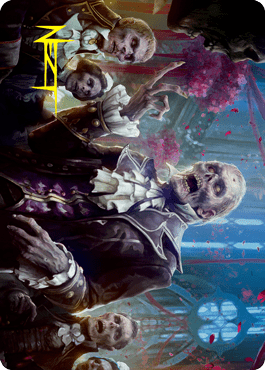Undead Butler Art Card (Gold - Stamped Signature) [Innistrad: Crimson Vow Art Series] - Card Brawlers