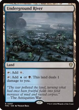 Underground River (FRC-087) - Commander: Reality Fracture - Card Brawlers