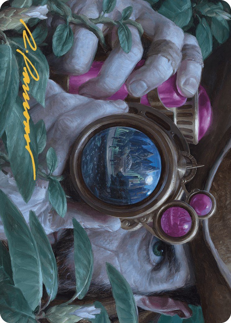 Undergrowth Recon Art Card (Gold - Stamped Signature) [Murders at Karlov Manor Art Series] - Card Brawlers