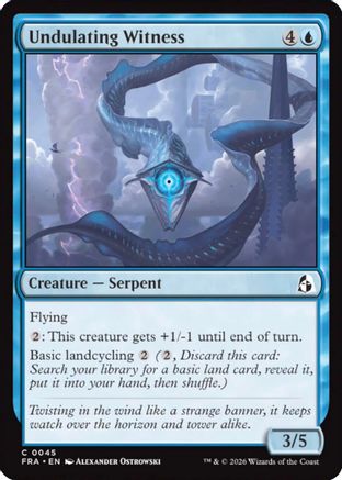 Undulating Witness (FRA-045) - Reality Fracture - Card Brawlers