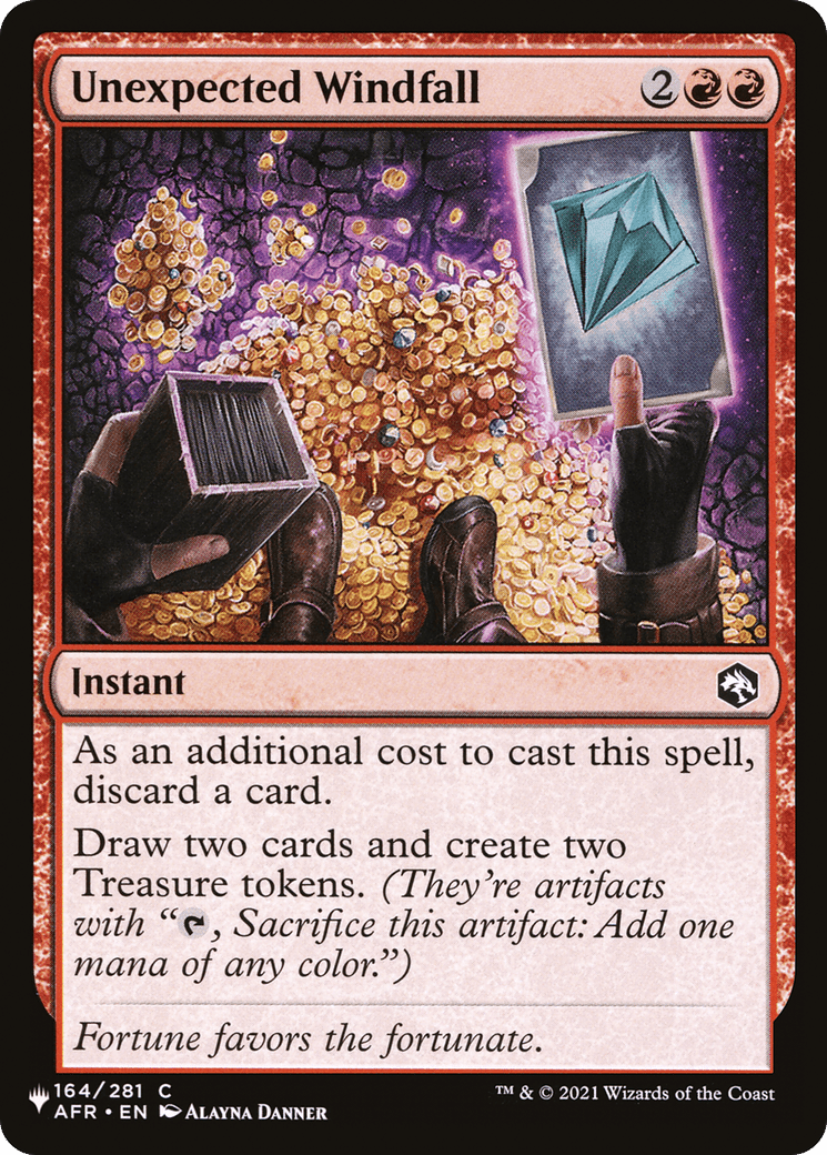 Unexpected Windfall [The List] - Card Brawlers