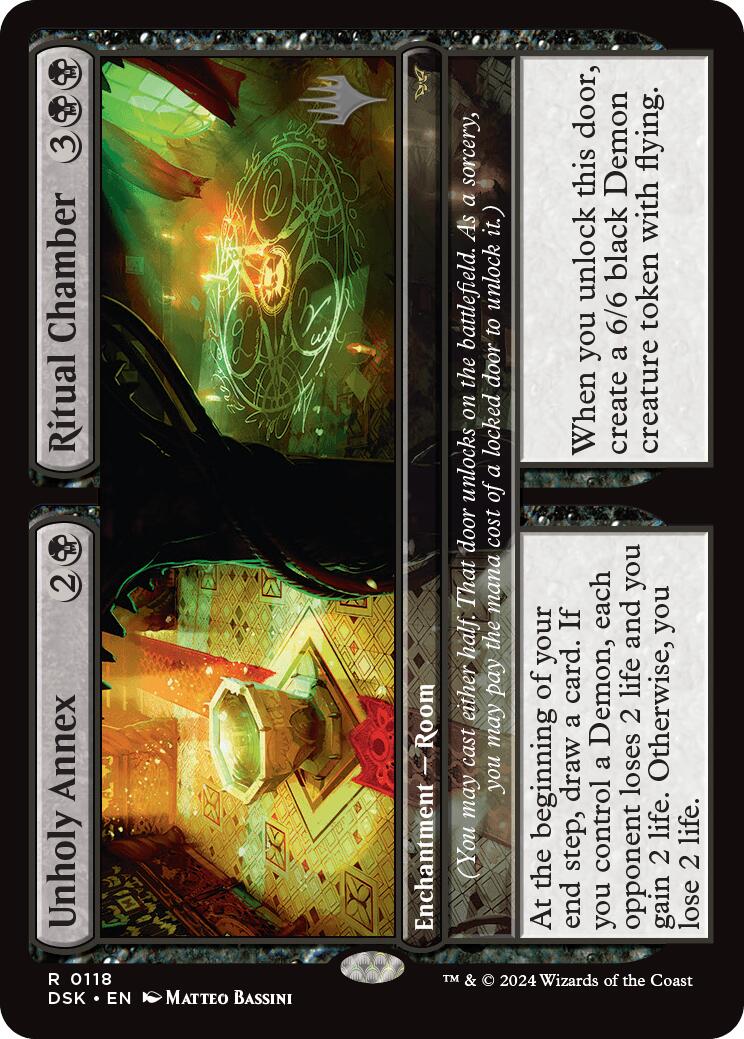 Unholy Annex // Ritual Chamber (Promo Pack) [Duskmourn: House of Horror Promos] - Card Brawlers
