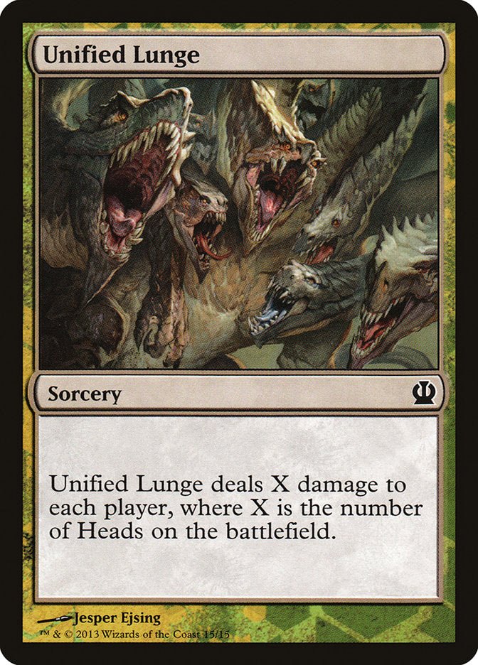 Unified Lunge [Theros Face the Hydra] - Card Brawlers