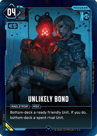 Unlikely Bond (140) - Welcome to Night City Retail - Card Brawlers