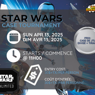 Jump To Lightspeed Case Tournament - event-calendar-app - Card Brawlers | Quebec | Canada |