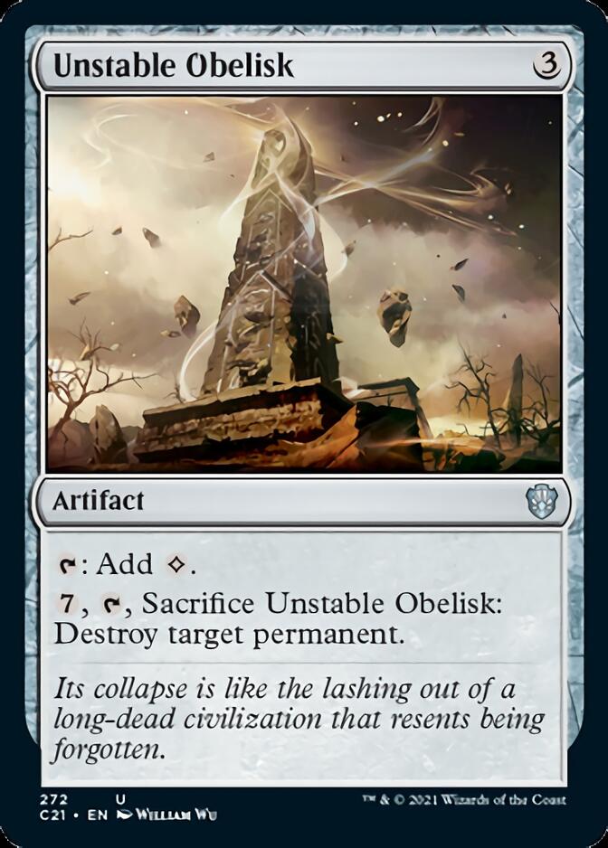 Unstable Obelisk [Commander 2021] - Card Brawlers