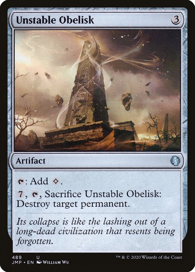 Unstable Obelisk [Jumpstart] - Card Brawlers