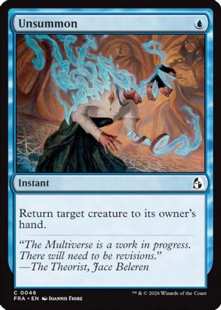 Unsummon (FRA-046) - Reality Fracture Foil - Card Brawlers
