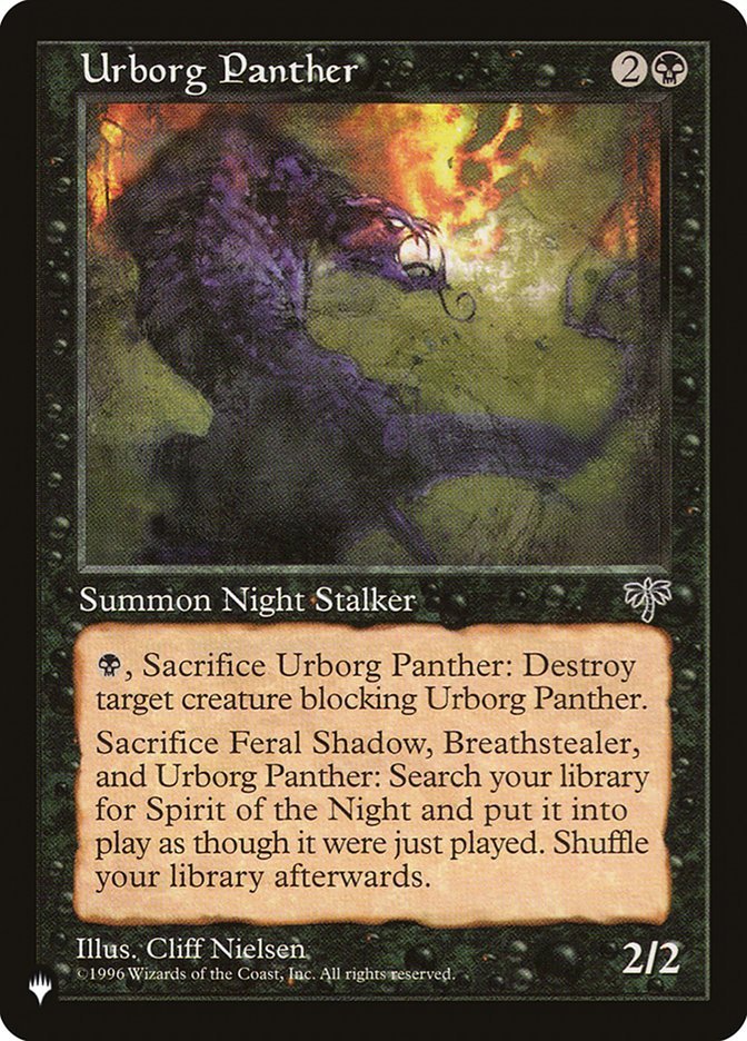 Urborg Panther [The List] - Card Brawlers