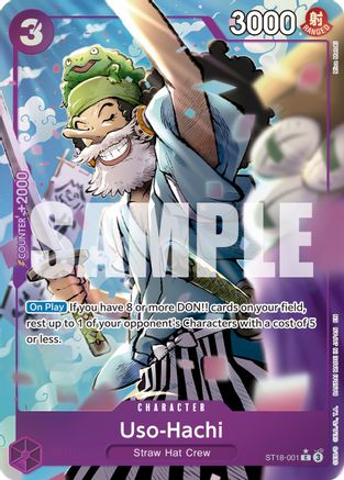 Uso-Hachi (Alternate Art) (ST18-001) - Premium Booster -The Best- Vol. 2 Foil - Card Brawlers