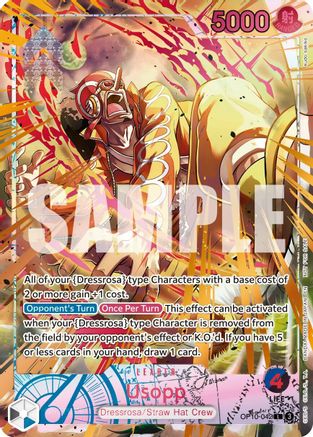 Usopp (Flame-Flame Fruit Coliseum) (OP10-042) - One Piece Promotion Cards Foil - Card Brawlers