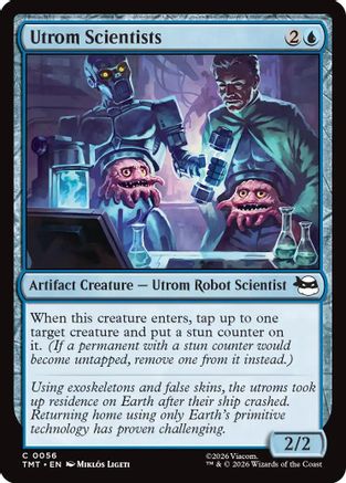 Utrom Scientists (TMT-056) - Teenage Mutant Ninja Turtles Foil - Card Brawlers
