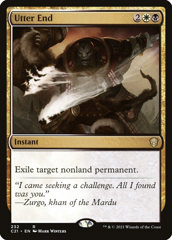 Utter End [Commander 2021] - Card Brawlers