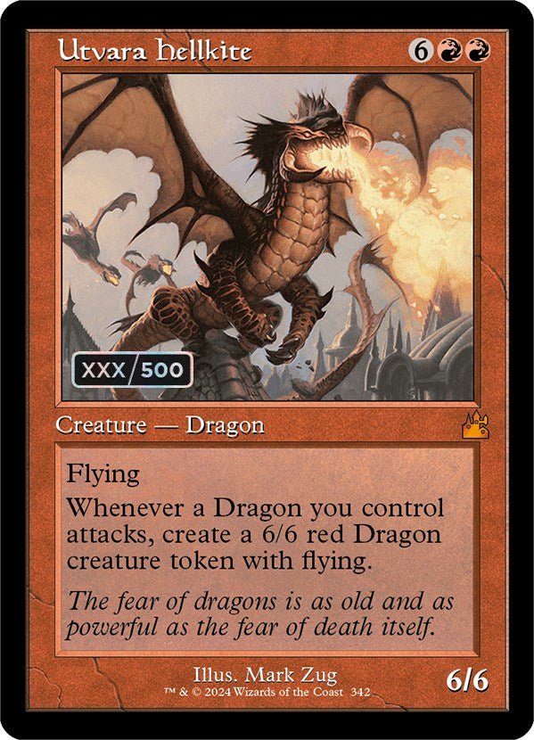 Utvara Hellkite (Retro) (Serialized) [Ravnica Remastered] - Card Brawlers