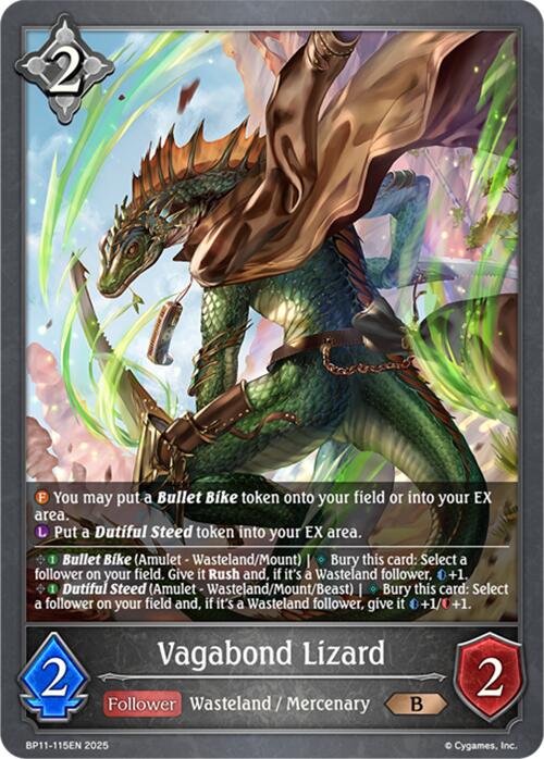 Vagabond Lizard (BP11 - 115EN) [Bullet of Fate] - Card Brawlers