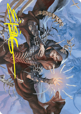 Valentin, Dean of the Vein Art Card (Gold - Stamped Signature) [Strixhaven: School of Mages Art Series] - Card Brawlers