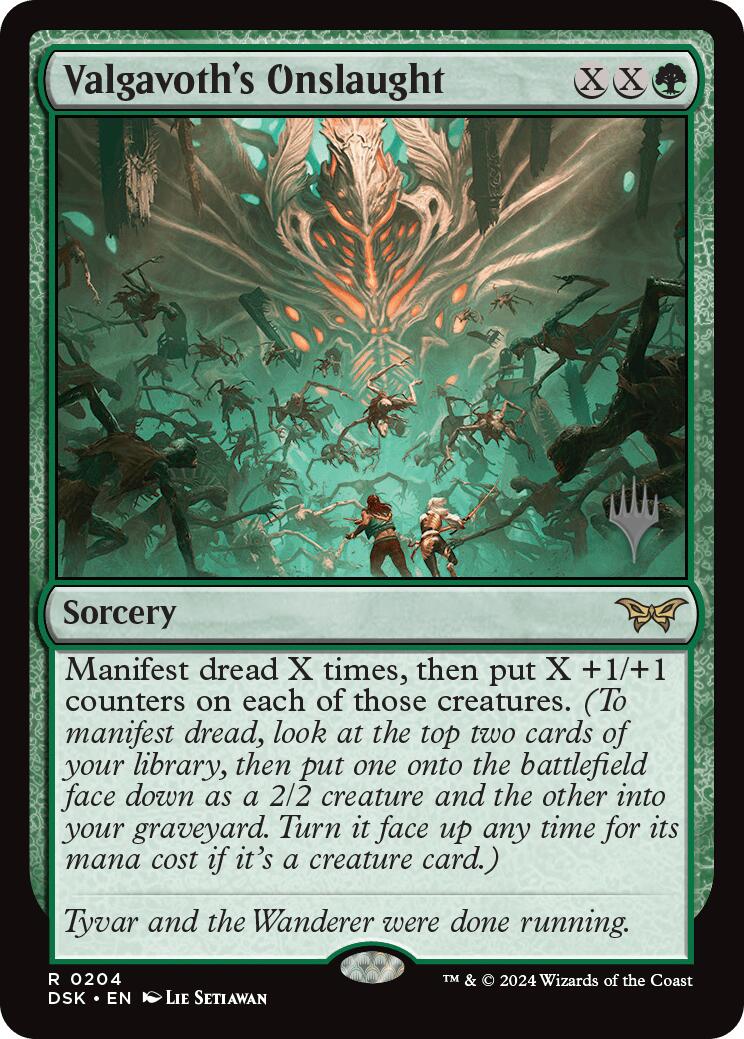 Valgavoth's Onslaught (Promo Pack) [Duskmourn: House of Horror Promos] - Card Brawlers