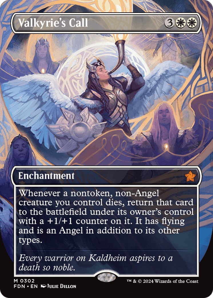 Valkyrie's Call (Borderless) [Foundations] - Card Brawlers