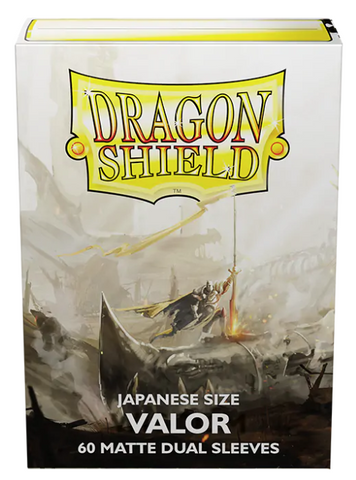 Dragon Shield Matte Dual Sleeve - Valor ‘Sir Brightsteel’ 60ct - Card Brawlers | Quebec | Canada | Yu-Gi-Oh!