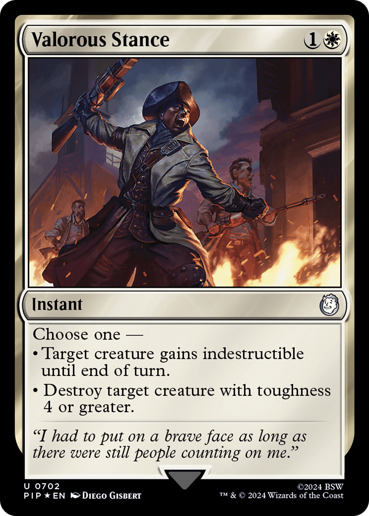 Valorous Stance (Surge Foil) [Fallout] - Card Brawlers