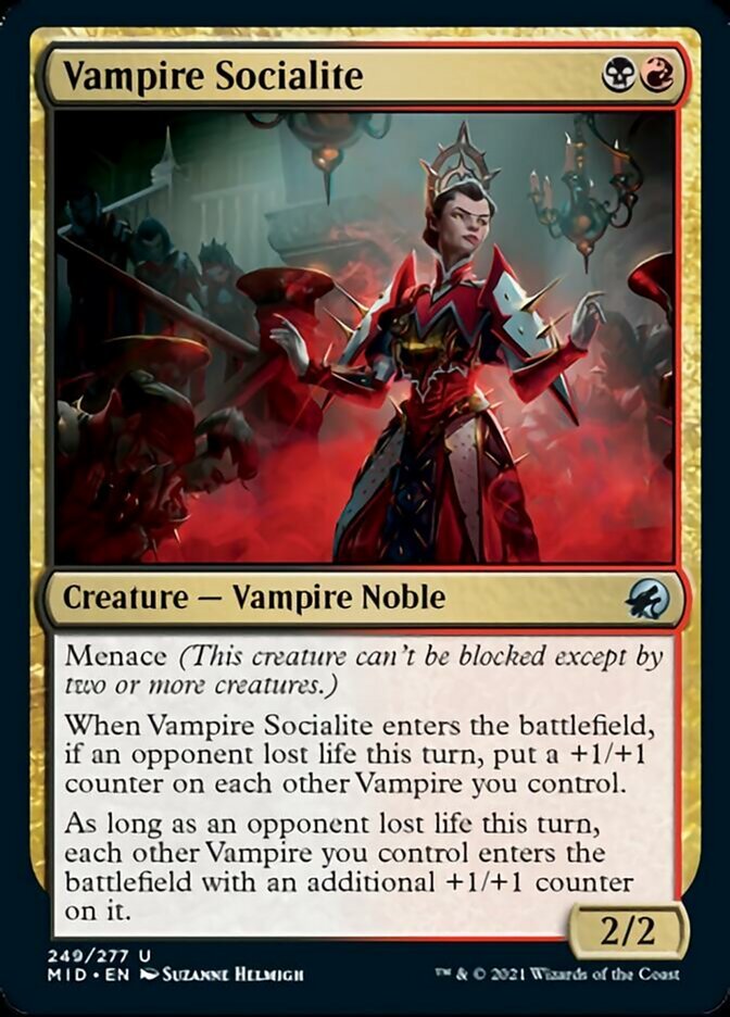 Vampire Socialite [Innistrad: Midnight Hunt] - Card Brawlers
