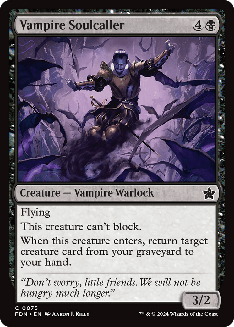 Vampire Soulcaller [Foundations] - Card Brawlers