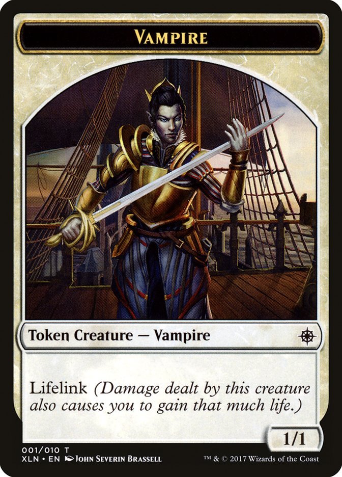 Vampire Token [Ixalan Tokens] - Card Brawlers