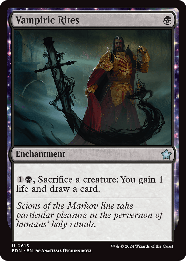 Vampiric Rites [Foundations] - Card Brawlers