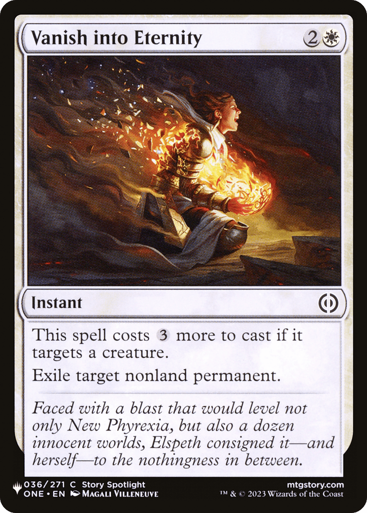 Vanish into Eternity [The List] - Card Brawlers