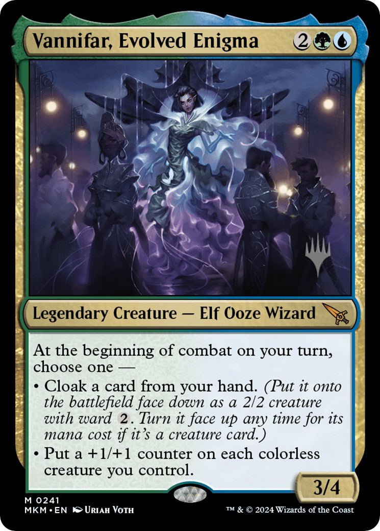 Vannifar, Evolved Enigma (Promo Pack) [Murders at Karlov Manor Promos] - Card Brawlers
